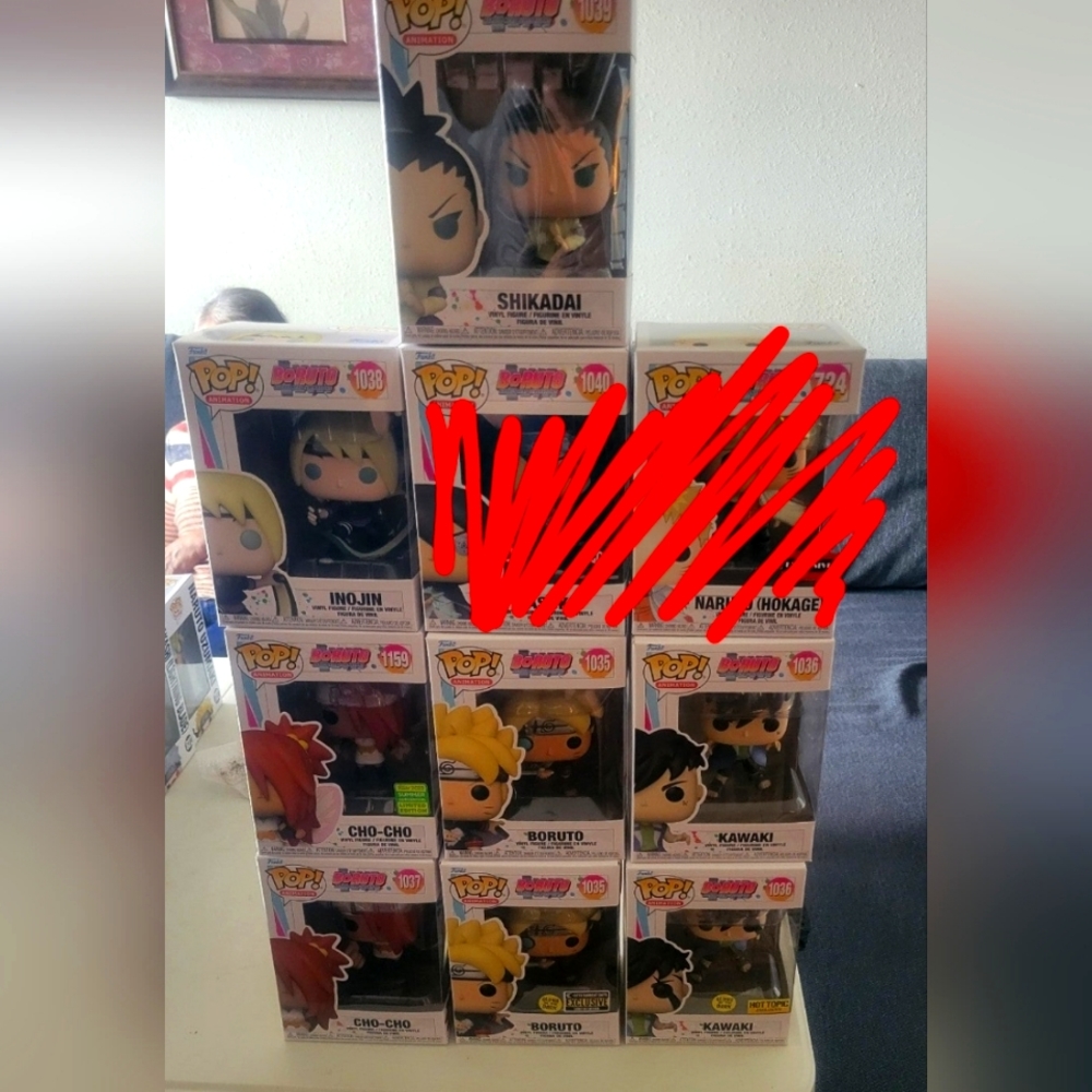 Naruto funko pops